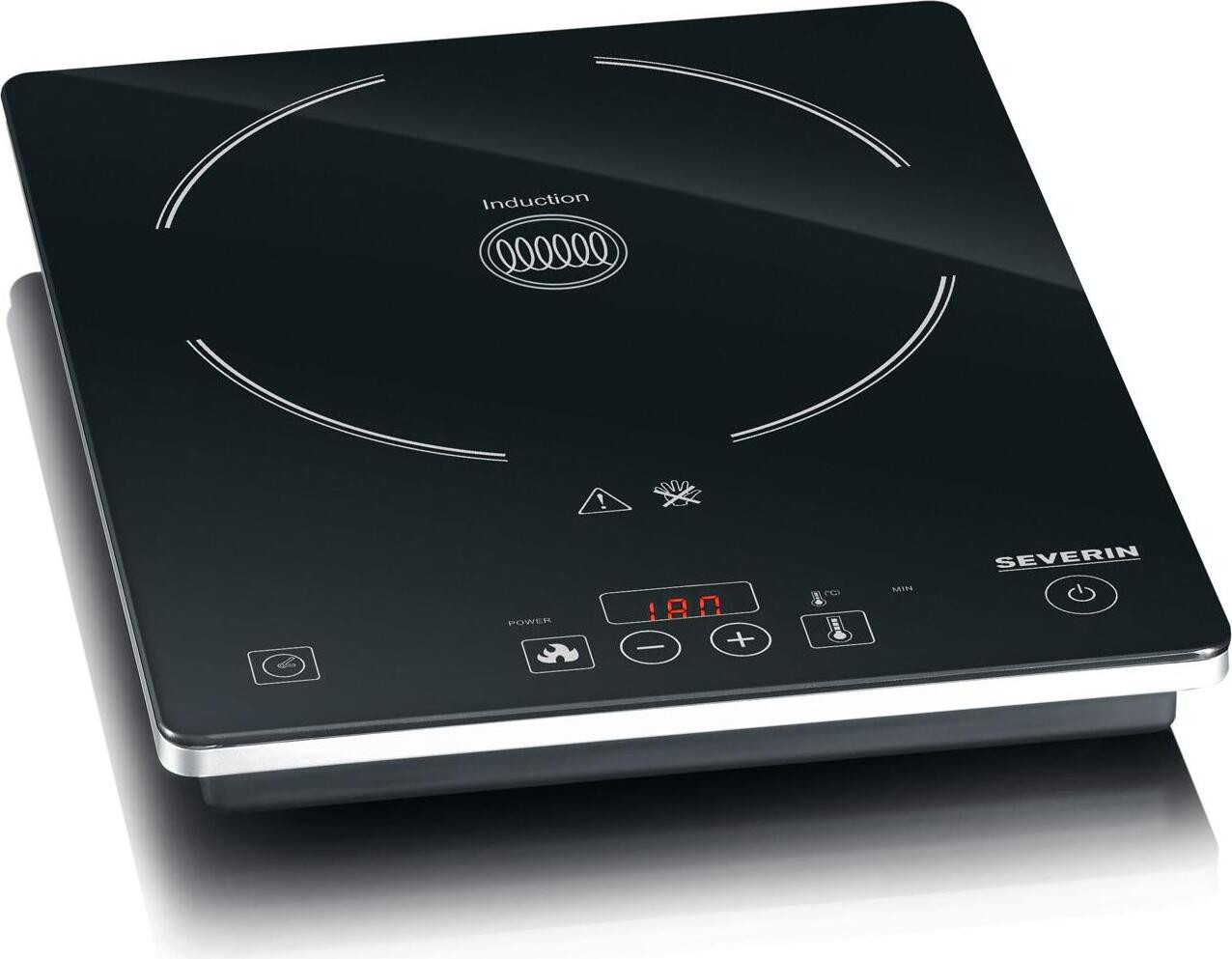 Severin KP1071 Inductiekookplaat met 1 pit, 2000W, tot 240°C