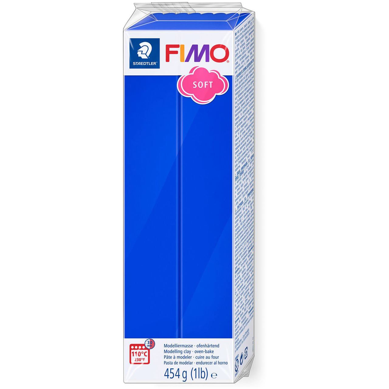 Fimo Soft Modelliermasse ofenhärtend, brilliantblau, 454 g