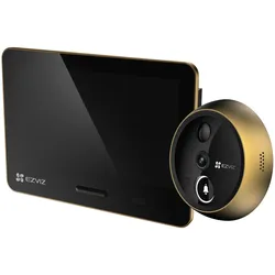 Ezviz, Klingel + Türsprechanlage, EP4 8MP WLAN-Türkamera, goldfarben (WLAN)