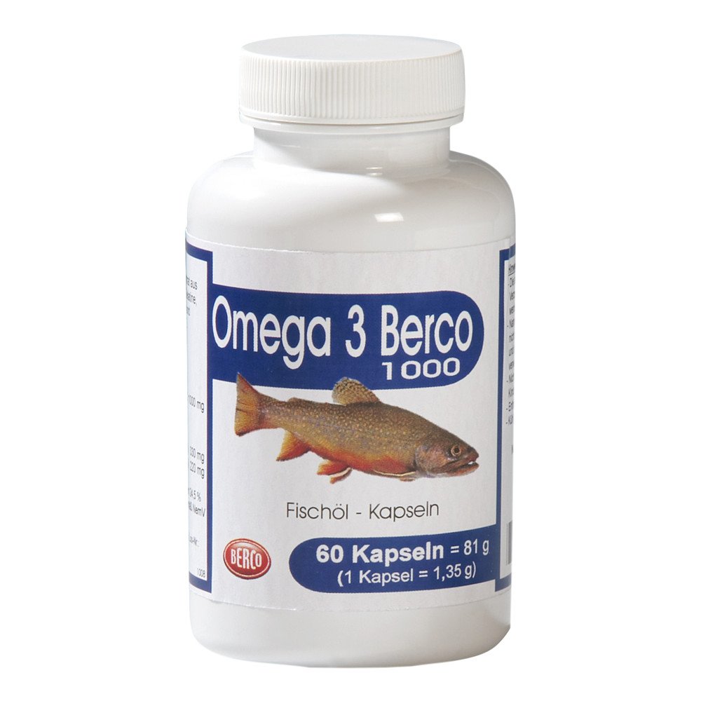 Berco-ARZNEIMITTEL Omega 3 Berco 1000 mg Kapseln 03382551