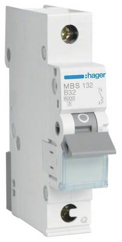 Hager MBS132 Leitungsschutzschalter 1polig 32A 400V