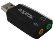 Onedirect Approx - Adaptateur Jack 3.5mm vers USB-A Adaptateur double jack vers USB-A