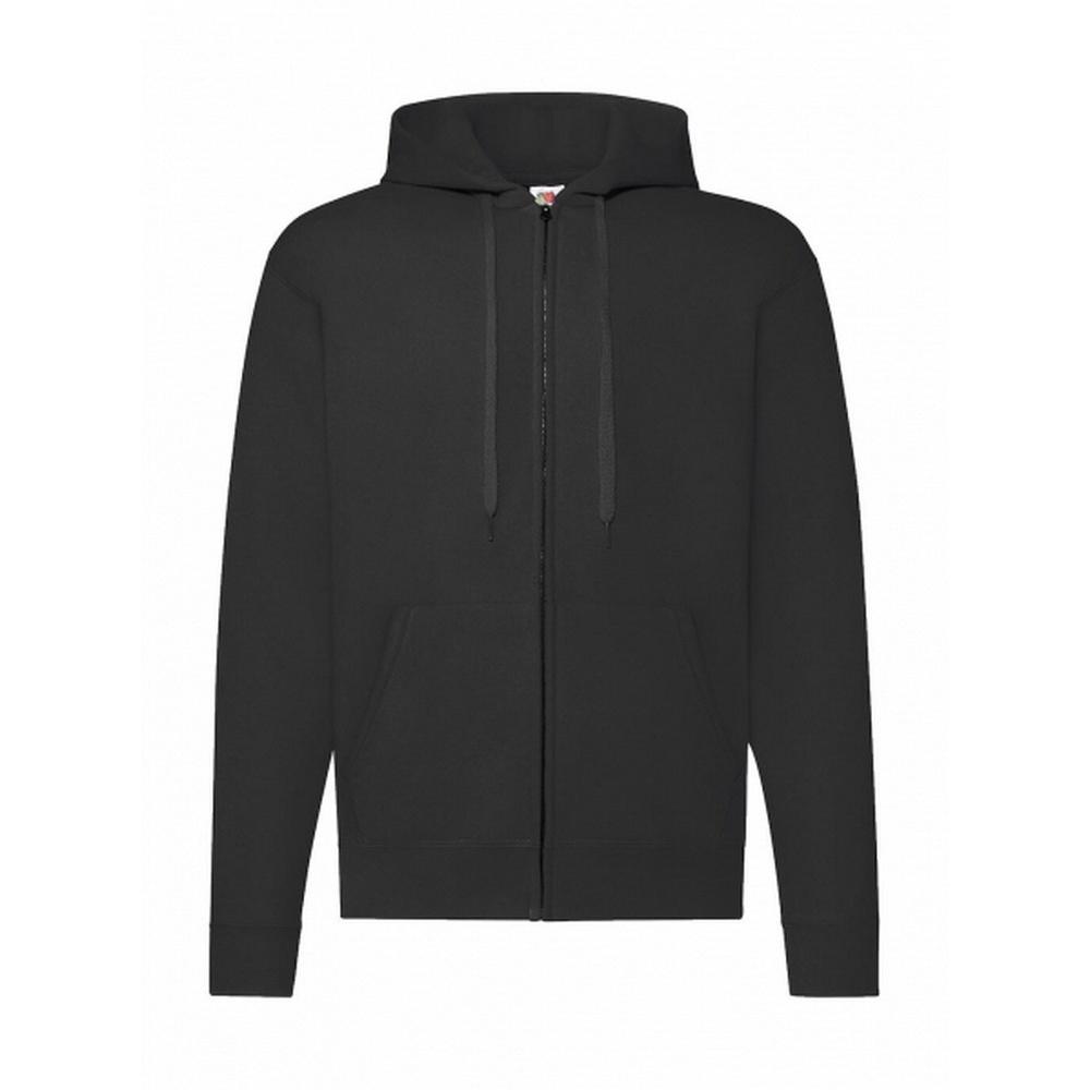 Fruit of the Loom Klassieke herenhoodie (Zwart)