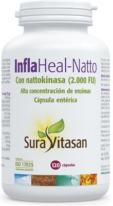 Sura Vitasan Infla Heal-Natto Enzimas 120 Caps