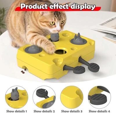 Uplifted Finds Cat Puzzle Feeder Toy Slow Feeder Foraging Game For Indoor Cats Cat Puzzle Feeder Toy Slow Feeder Foraging Game For Indoor Cats