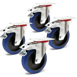 Wiltec, Möbelrollen, Lenkrollen Set