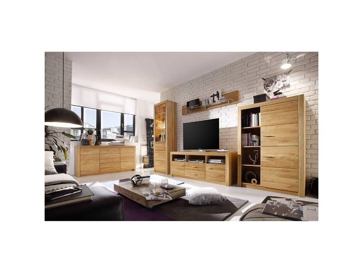 Wandboard Wandpaneel: Spanplatte, foliert Ablagefläche: Glas Braun 163 x 25 x 18cm