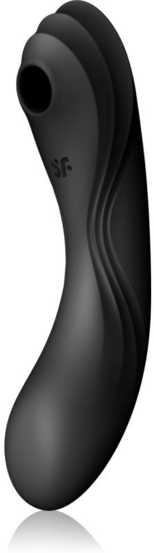 Satisfyer Curvy TRINITY 4 Vibrator mit Klitoris-Stimulator black 17 cm