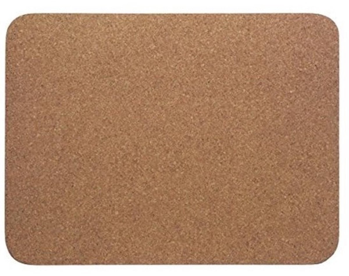 LadaTerra Luxe dikke kurkmat voor douche, sauna of badkamer, 60 x 45 x 1,5 cm