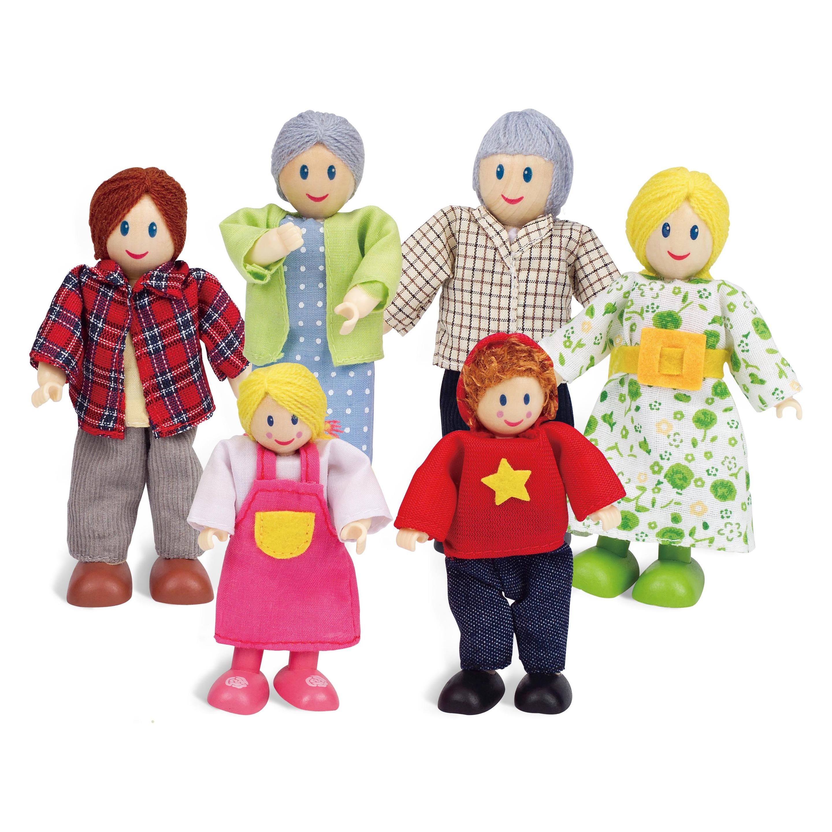 Hape Puppenfamilie helle Hautfarbe (E3500A)