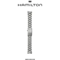 Hamilton - Edelstahlarmband Khaki Field Auto Murph H695.000.028 - silber