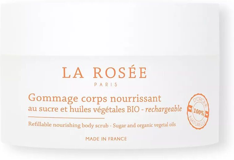 La Rosée - Nährendes Körperpeeling mit Zucker und Bio-Pflanzenölen - Nachfüllbar, 200  g