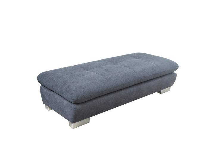 Xora Hocker, Dunkelgrau, Kunststoff, 156x43x74 cm, Goldenes M, Fußauswahl, Stoffauswahl, Stauraum, Wohnzimmer, Hocker, Sitzhocker