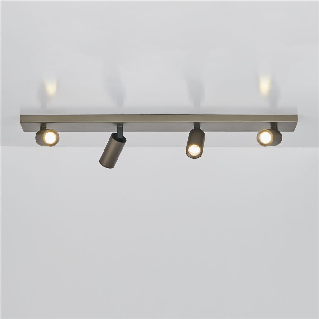 Lyora Spot Ciara brons 4-lichts plafondarmatuur