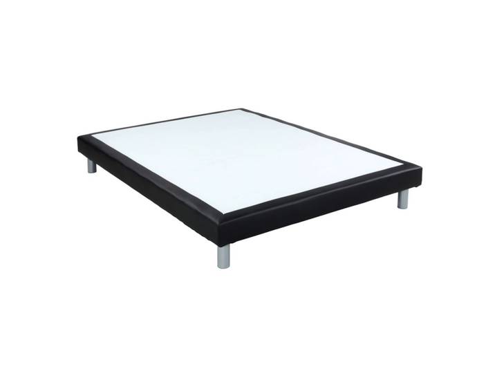 Sommier PU noir 140x190 cm DREAMEA SOMMIER FERME 3