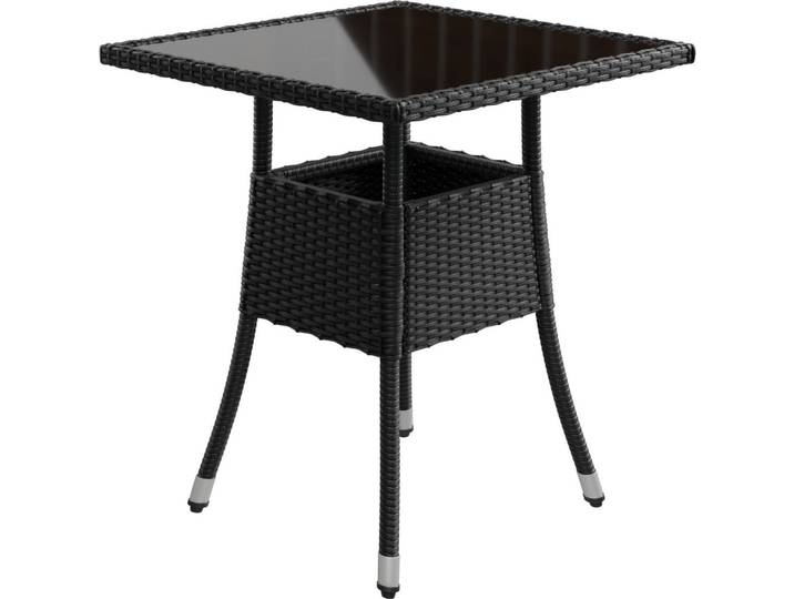 GARTENTISCH Yoro schwarz 60x60 cm