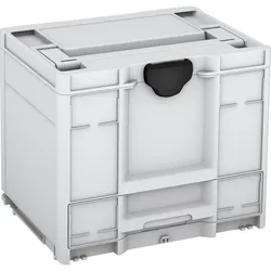 Tanos systainer3 Combi M 337 lichtgrau (RAL 7035), Verschluss schwarz (RAL 9004), Griff lichtgrau (RAL 7035) - 83550048.77