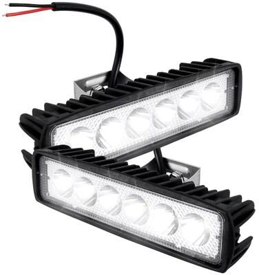 Inspired Finds 6000K LED Work Light Bar Waterproof Off Road Flood Spot Driving Light (1 2 4PCS) 2pcs