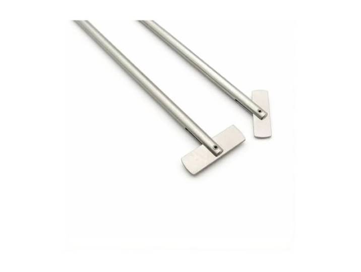Labor-Rührpaddel mit Stab für Mischer und Rührgerät, 1 Stück Korrosionsbeständig, verstellbare Klinge, 4 Größen, Stab 250-300 mm(30x6x300mm)