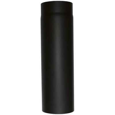 Ofenrohr JUSTUS, schwarz, L:50cm, Stahlblech, Rohre, für Kaminöfen