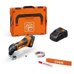 FEIN Akku-Blechschere bis 1,6 mm ABLS 18 1.6 E AS Set 1x 5 Ah - 7 130 06 63 00 0