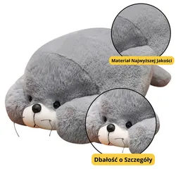 Plüsch-Maskottchen Kuscheltier Große Kegelrobbe 29cm