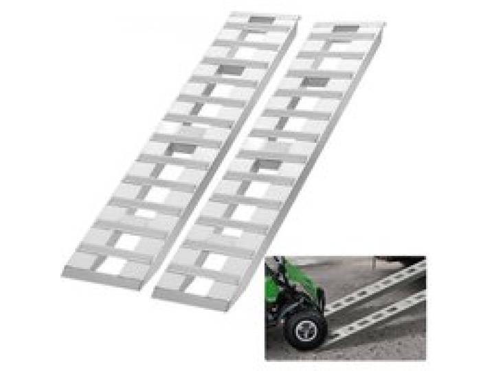 VEVOR Auffahrrampe, Verladerampe, Autorampe 2721,6 kg, breite Verladeschiene, Auto Laderampe 183 x 38 cm, 2 Stk. Rampen, für Motorrad, Anhänger, ATV, UTV, Gartentraktor, Rasenmäher, Dirtbike usw.