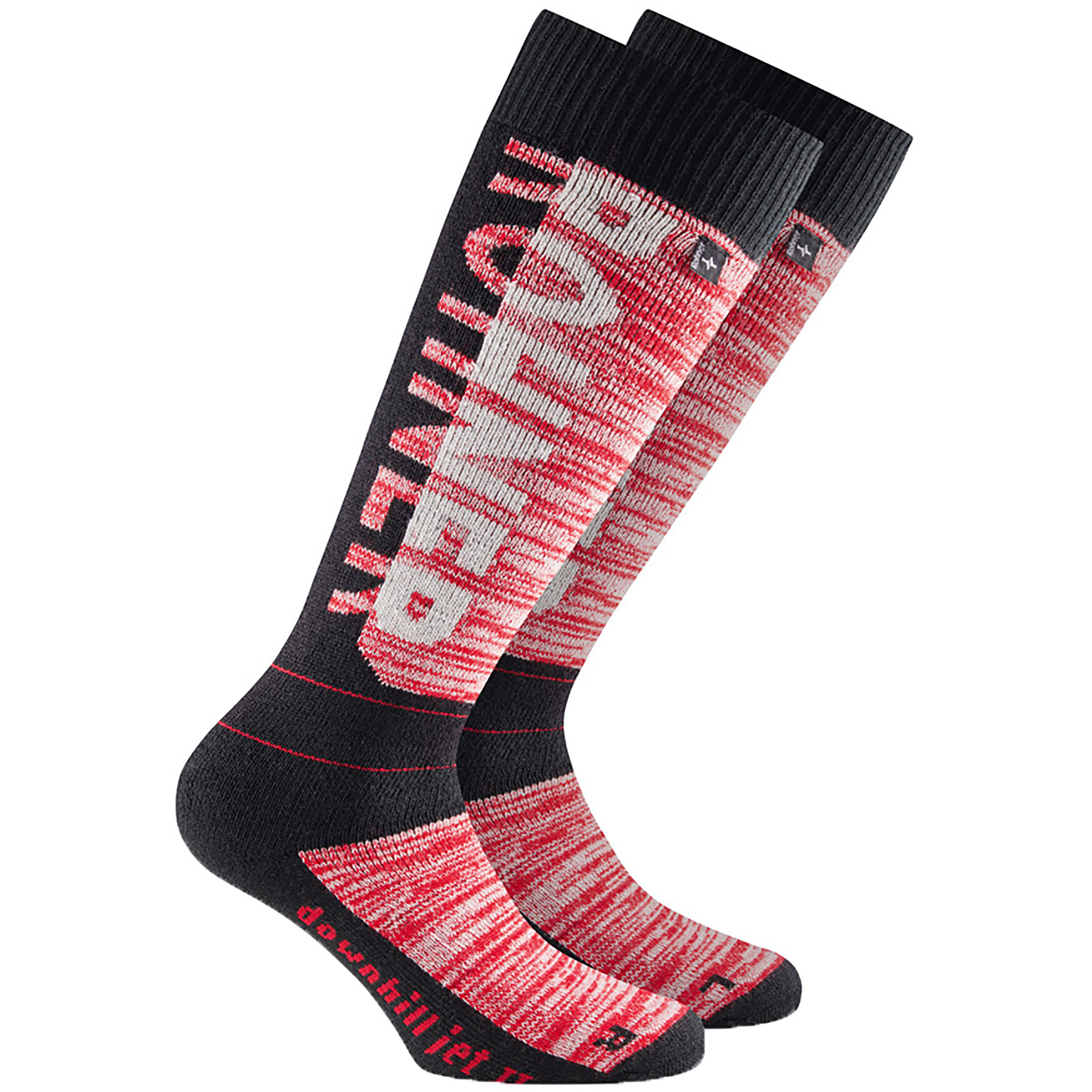 Rohner Downhill Jet Skisocken rot Größe 36 Trekking Elastisch
