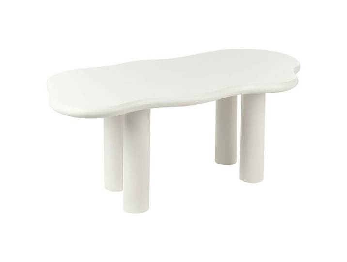 Table de repas ONDLE Blanc cassé 94 cm 188 cm
