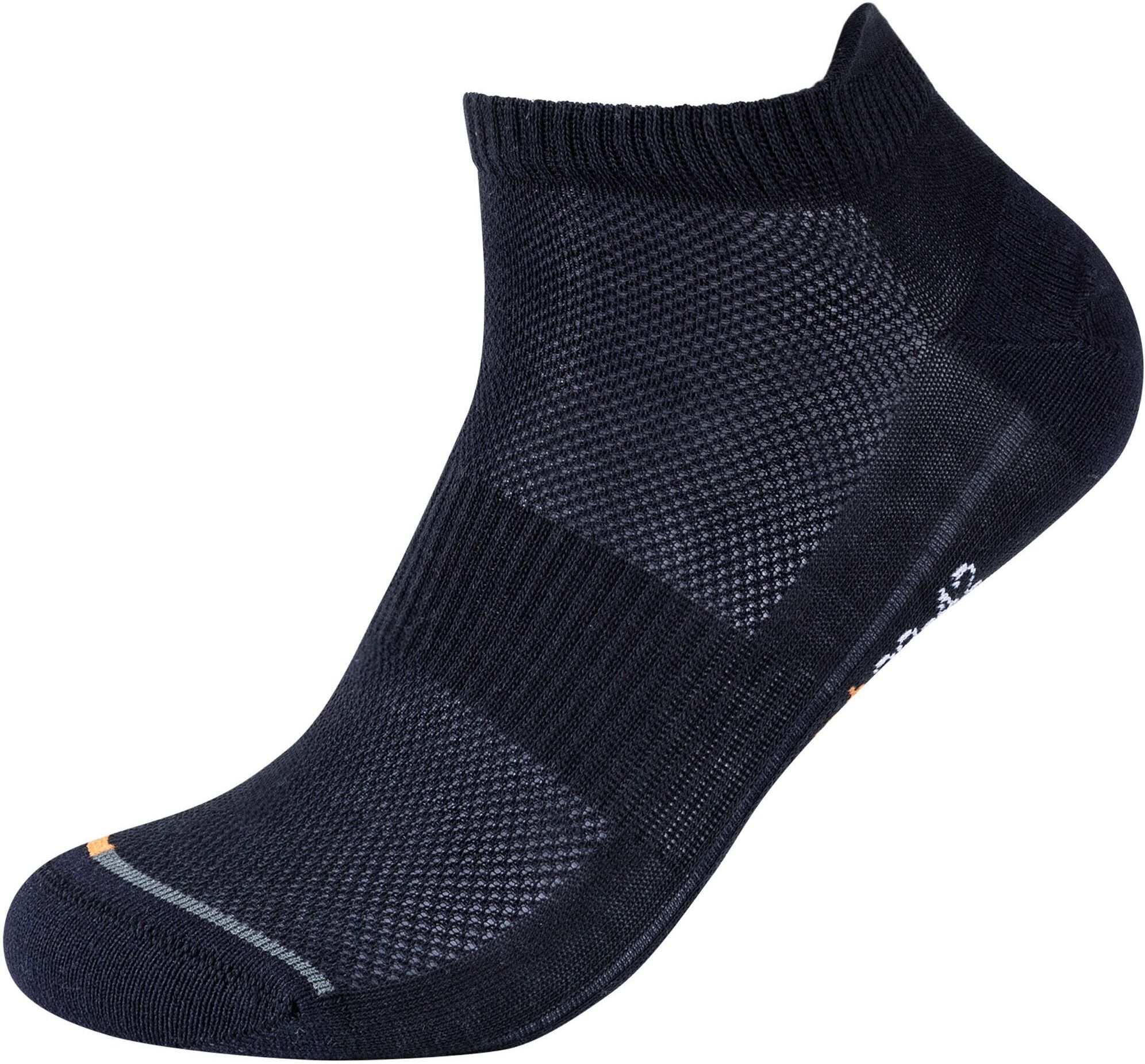 Sneakersocken CAMANO "function", Herren, Gr. 43-46, blau (dunkelblau), Materialmix, unifarben, normal, Socken Sneakersocken, mit Micro-Plüsch an Ferse und Zehen dunkelblau 43-46