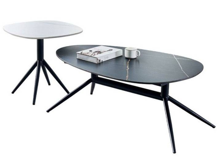 Xlmoebel Beistelltisch Elegante Designer-Couchtische in modernem Stil aus Holz (Set, 2-St., Couchtisch + Beistelltisch), Hergestellt in Europa