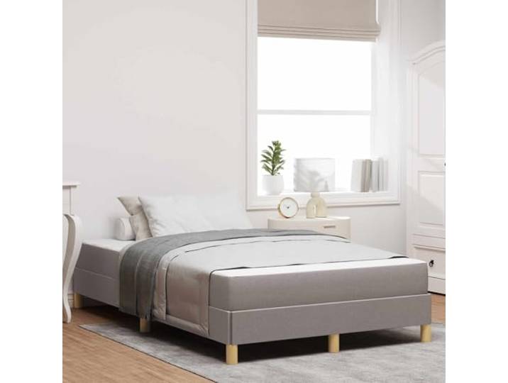 KTHLBRH Boxspringbett mit Matratze 120 x 200 cm Stoff Modernes Design, Stoffbezug, technisches Holz, Schlafzimmer