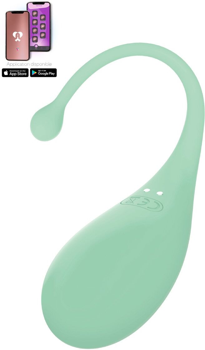 Adrien Lastic Oeuf Vibrant Palpitation Vert avec Application