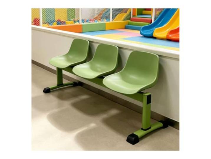 YPIOUREN Esszimmer Stühle, Stuhl Esszimmer, Plastikstuhl Bequem Stützende Rückenlehne, Metallrahmen, 400 Kg Tragkraft, Schmutzabweisend und Leicht zu Reinigen(Green)