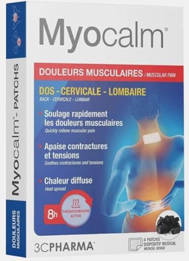 3 CHÊNES MYOCALM PATCHS 6un