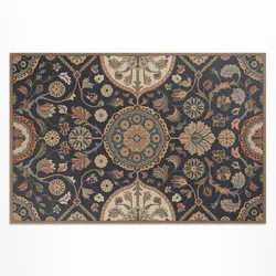 TEPPICH 60x90 cm Blumen & Ornamente