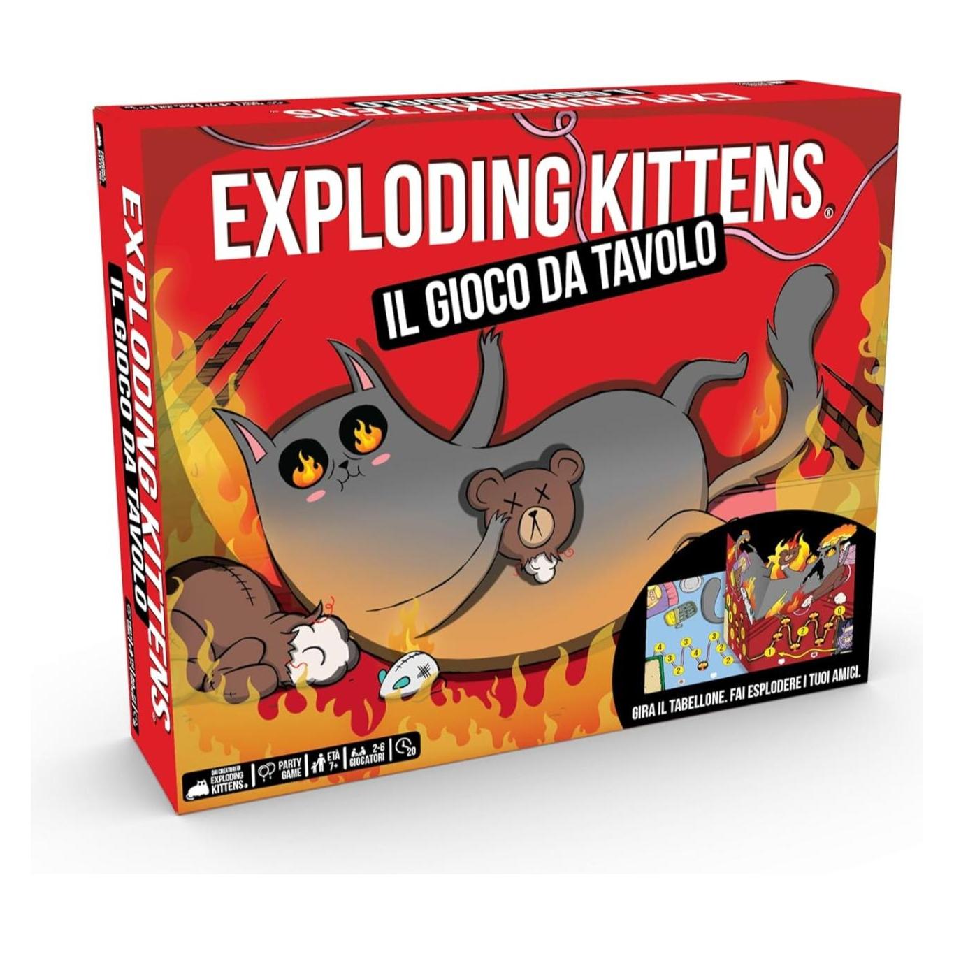 Asmodée Exploding Kittens: Il Gioco Da Tavolo (Italienisch, 2 - 6 Spieler) (GTAV1834)
