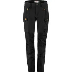 Fjällräven, Damen, Outdoorhose, Nikka Trousers Curved (38), Schwarz