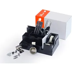 Peach Schreibtisch Organizer, schwarz, 14-teilig