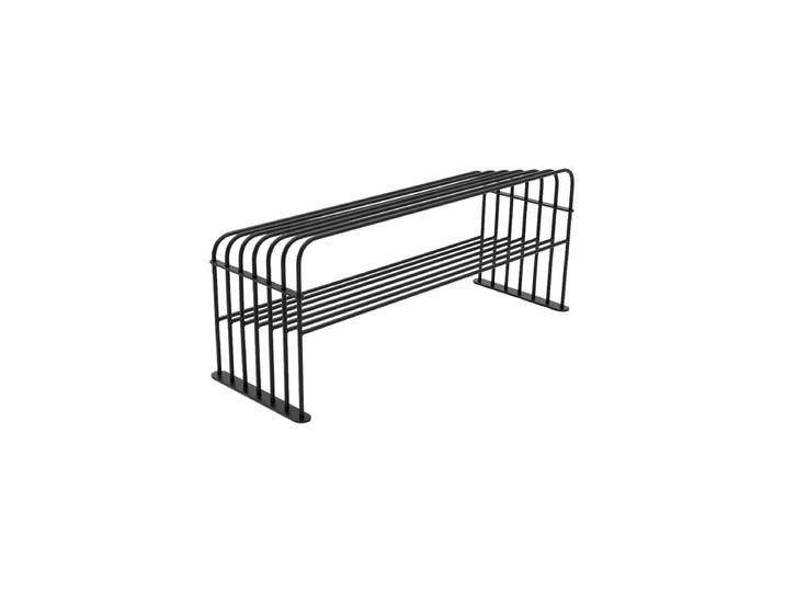 Design Schuhregal „Grid 100“ - Schwarz Spinder Design