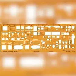 Standardgraph Schablone Sanitäre Installation I Maßstab 1:50