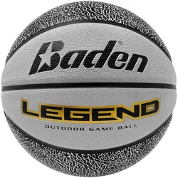 Baden Legend Outdoor-Basketball grau/schwarz 7