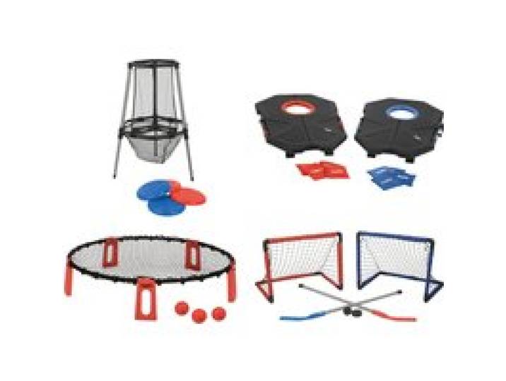 LUPILU® Set de disc golf ou Set de Bean Bag ou Set de smash ball ou Set de street hockey