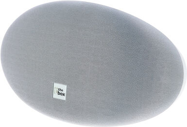 the box Oval 10 White Weiß