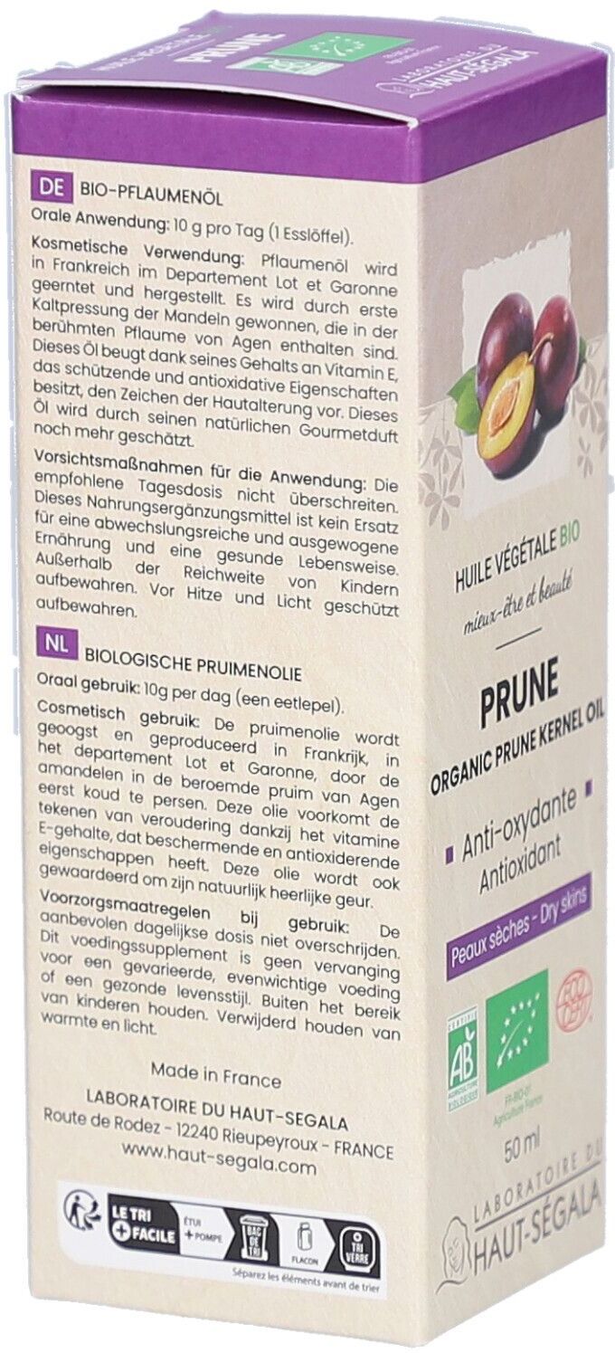 Laboratoire du Haut Segala Haut-Segala HLE Prune 50Ml 50 ml Hautöl