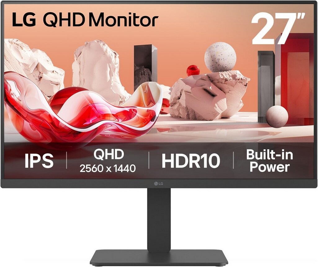 LG Electronics LG 27BA45QB-B 27 Zoll WQHD IPS LED 16:9 75 Hz Office Monitor 27BA45QB-B.AEU