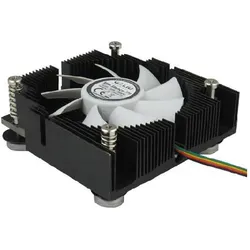 Gelid Solution Slim Silence Cooler - 775 (28 mm), CPU Kühler, Schwarz, Weiss