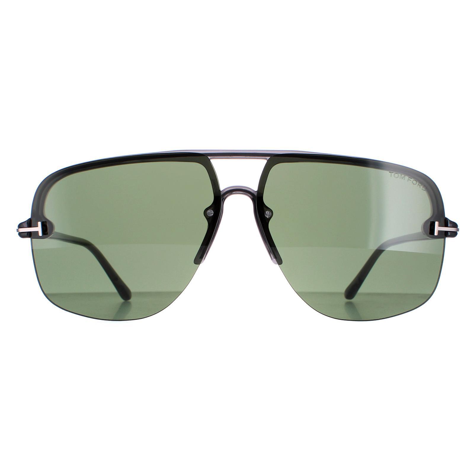 Tom Ford Hugo 02 FT1003 20N groene zonnebril