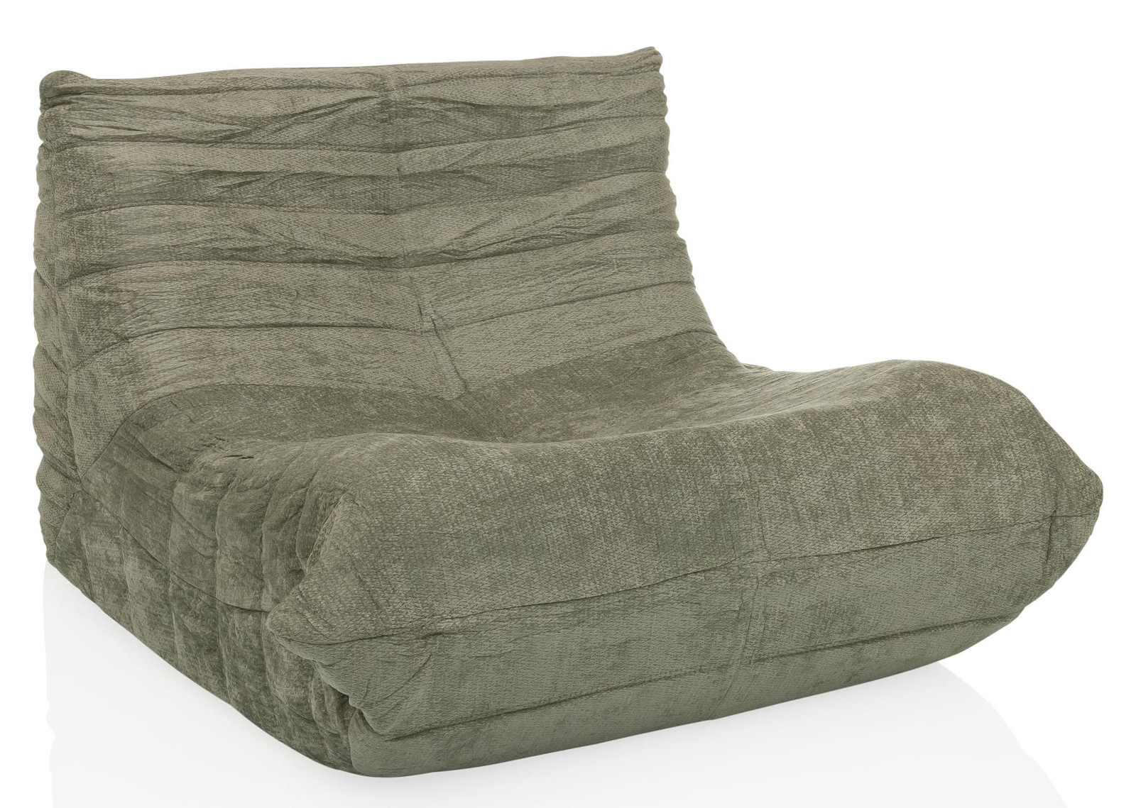 hjh LIVING Sitzolo loungefauteuil met stoffen bekleding in Scandinavische stijl