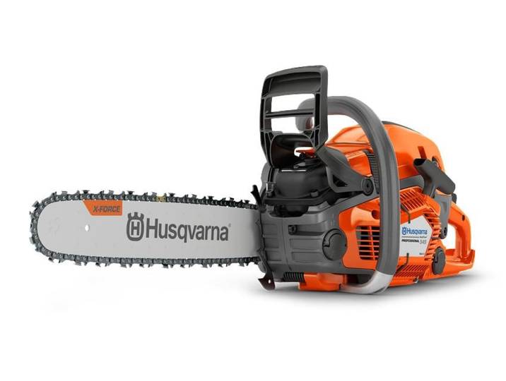 Benzin-Kettensäge HUSQVARNA 545 Mark II (38 cm Schwertlänge) , orange (orange, schwarz), Kettensägen, Benzin-Kettensäge, Kettensäge mit 50 cm³-Motor